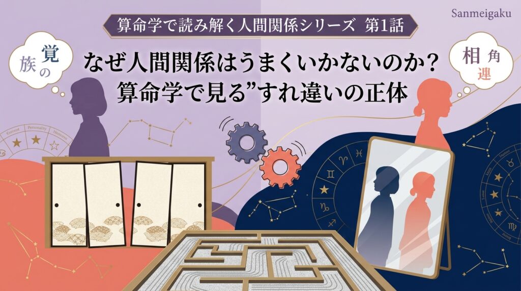 算命学で読み解く人間関係シリーズ　第1話