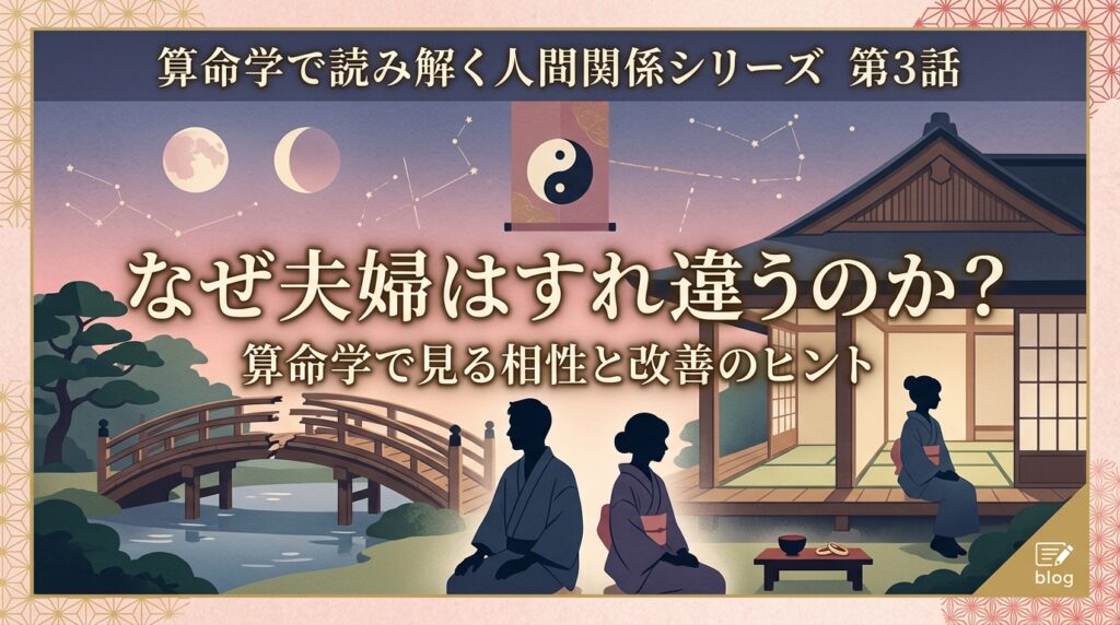 算命学で読み解く人間関係シリーズ　第3話