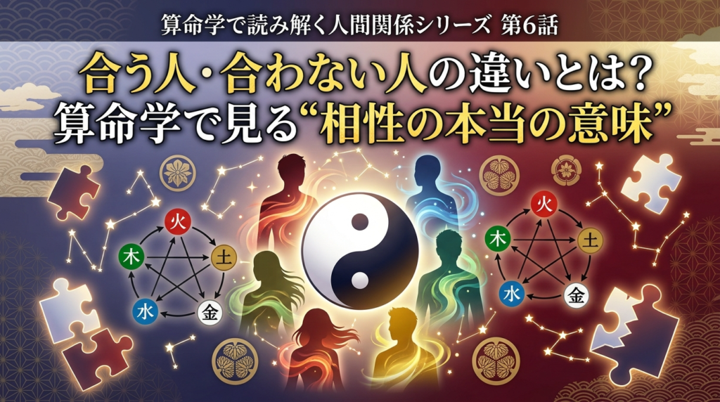 算命学で読み解く人間関係シリーズ　第6話