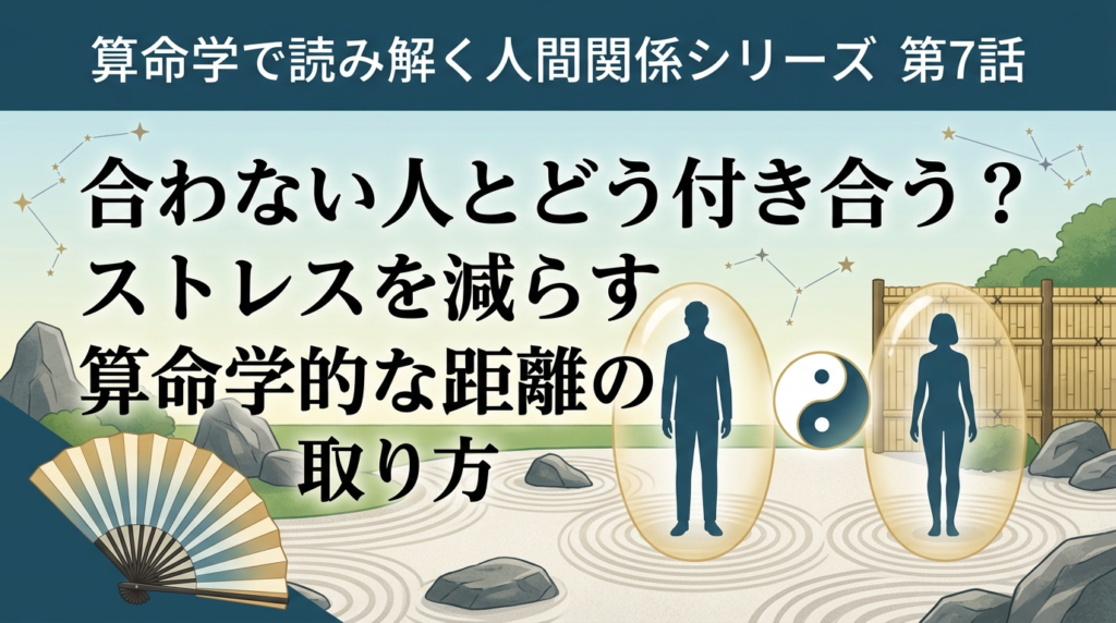 算命学で読み解く人間関係シリーズ　第7話